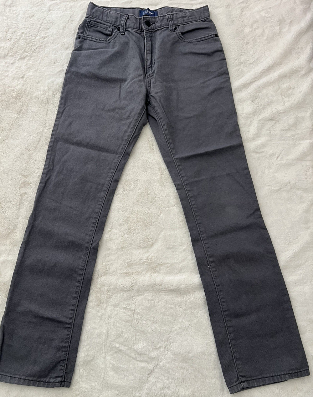 Old Navy Gray Skinny Jeans Youth Size 14 Regular Mid Rise Stretch Denim Pant